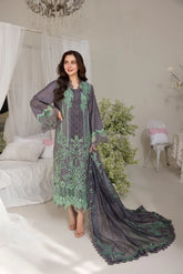 DESIGN 3B LUXURY LAWN 2025 UNSTITCHED - Sobia Nazir
